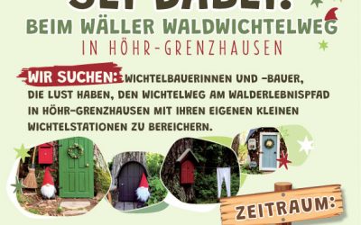 Sei dabei! Beim Wäller Waldwichtelweg!