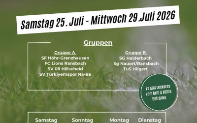 TuS Hilgert richtet den Kannenbäcker-Pokal 2026 aus