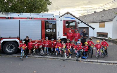 Die Fußball Bambinis bei der Kirmeseröffnung